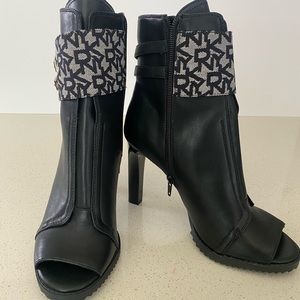 DKNY Black Brooke Lug Bootie